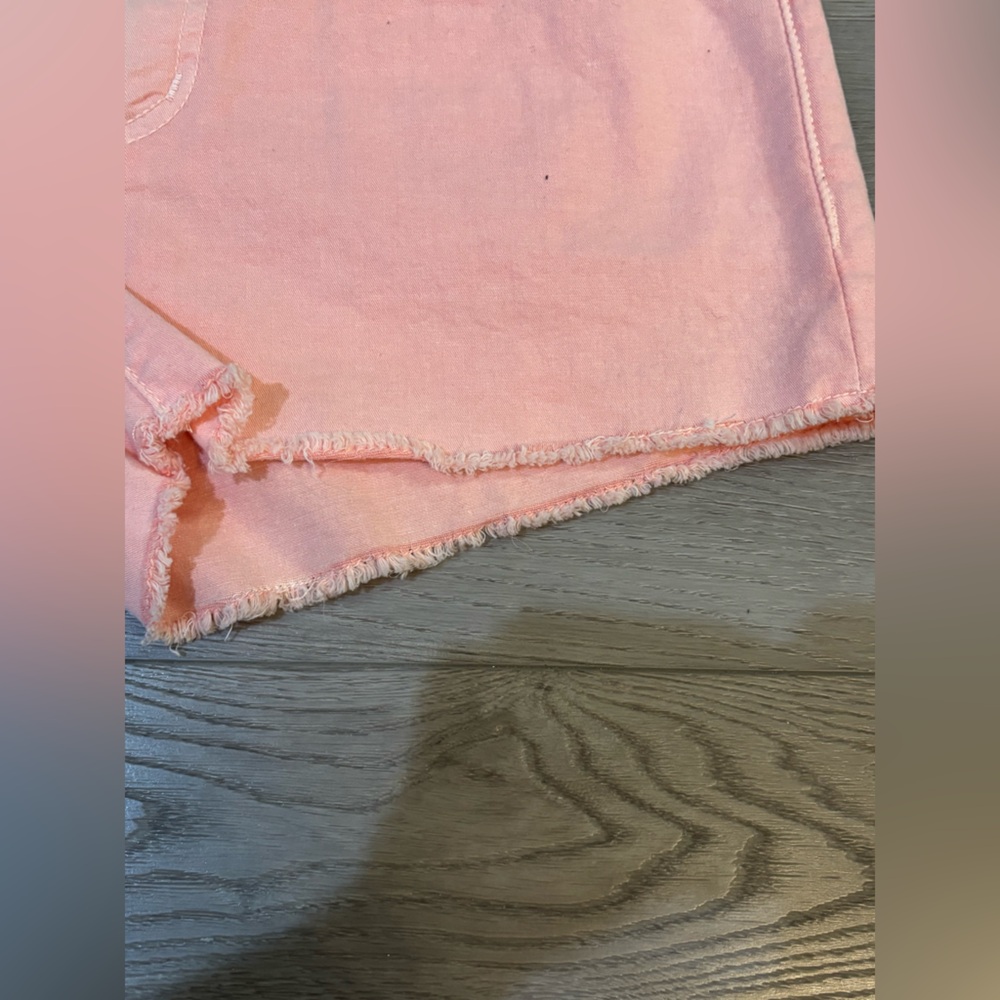 Michael Kors Light Pink Frayed Jean Shorts - Size 0 - New With Tags - Picture 9 of 16